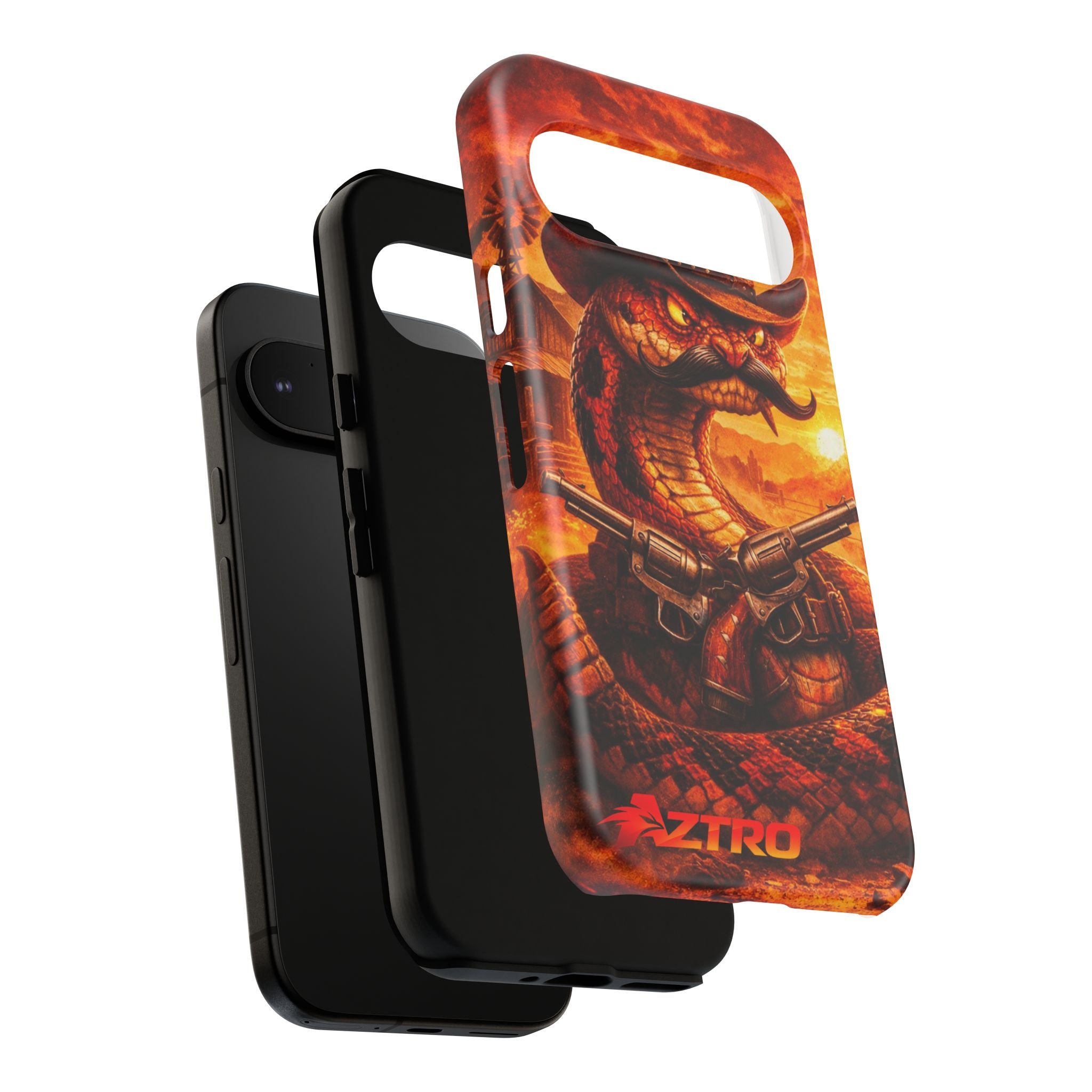 AZTRO Cowboy Snake Phone Case - Western Protective Cover