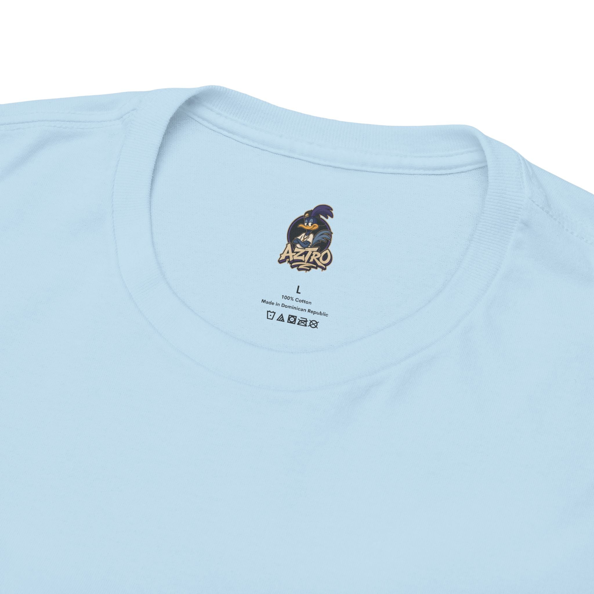 AZTRO Classic Yellow Crewneck T‑Shirt — Plain Cotton Tee