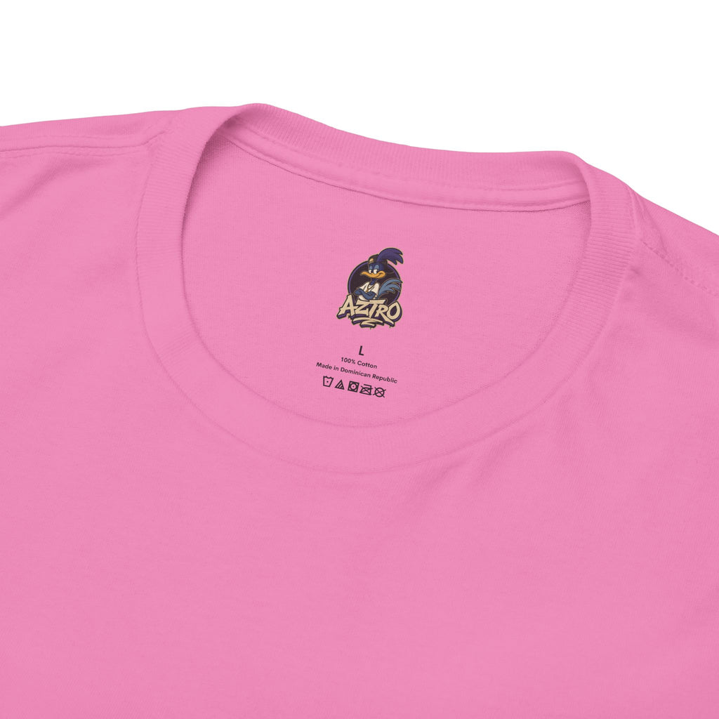 AZTRO Classic Yellow Crewneck T‑Shirt — Plain Cotton Tee