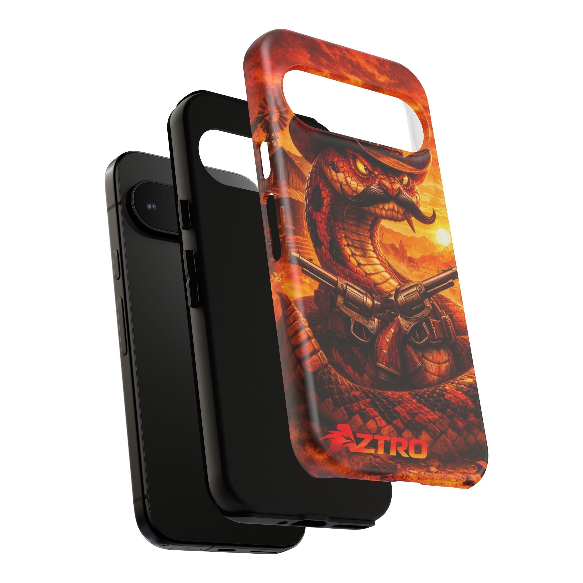 AZTRO Cowboy Snake Phone Case - Western Protective Cover