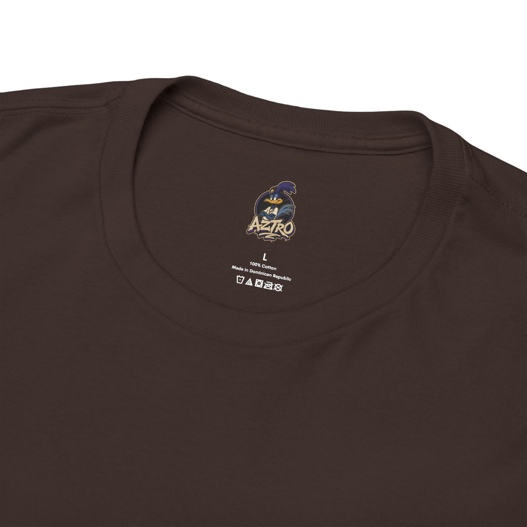 AZTRO Classic Yellow Crewneck T‑Shirt — Plain Cotton Tee