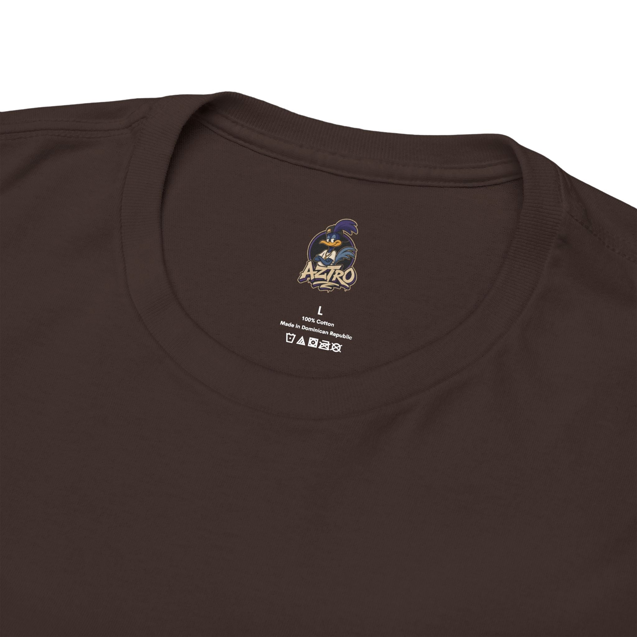 AZTRO Classic Yellow Crewneck T‑Shirt — Plain Cotton Tee