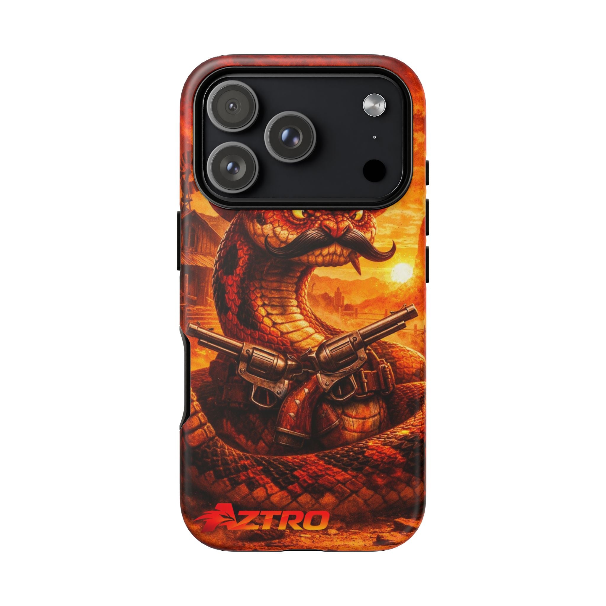 AZTRO Cowboy Snake Phone Case - Western Protective Cover