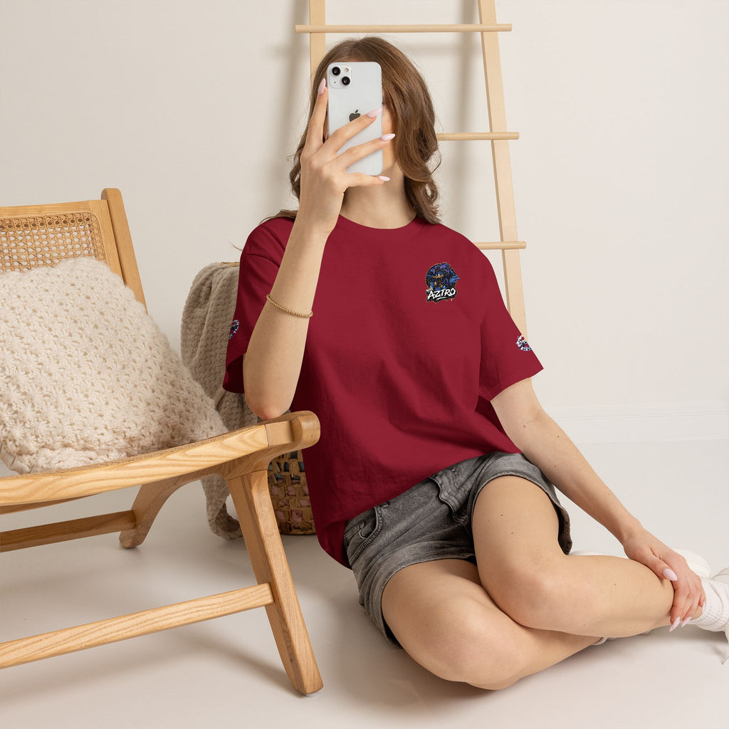 AZTRO Classic Yellow Crewneck T‑Shirt — Plain Cotton Tee