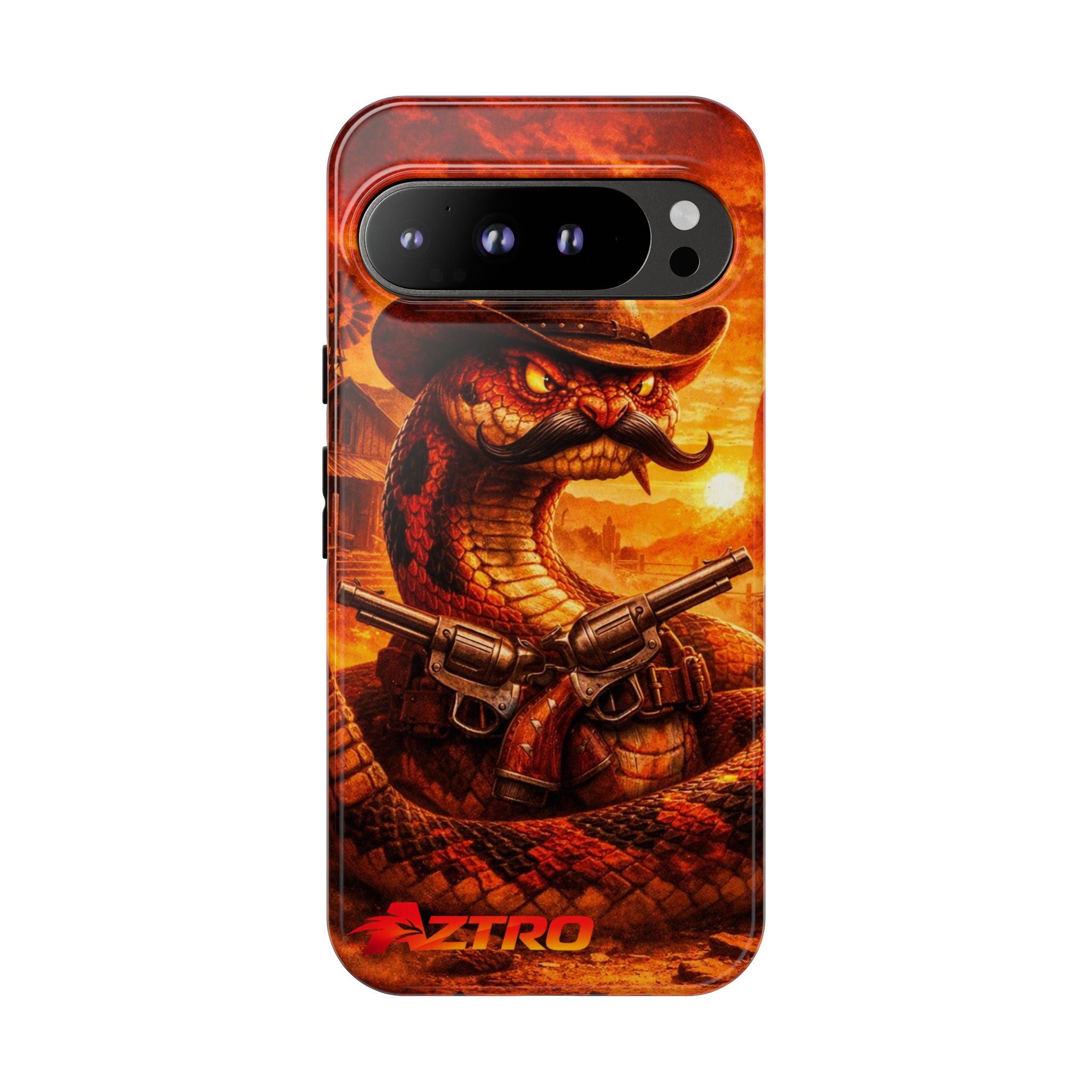 AZTRO Cowboy Snake Phone Case - Western Protective Cover