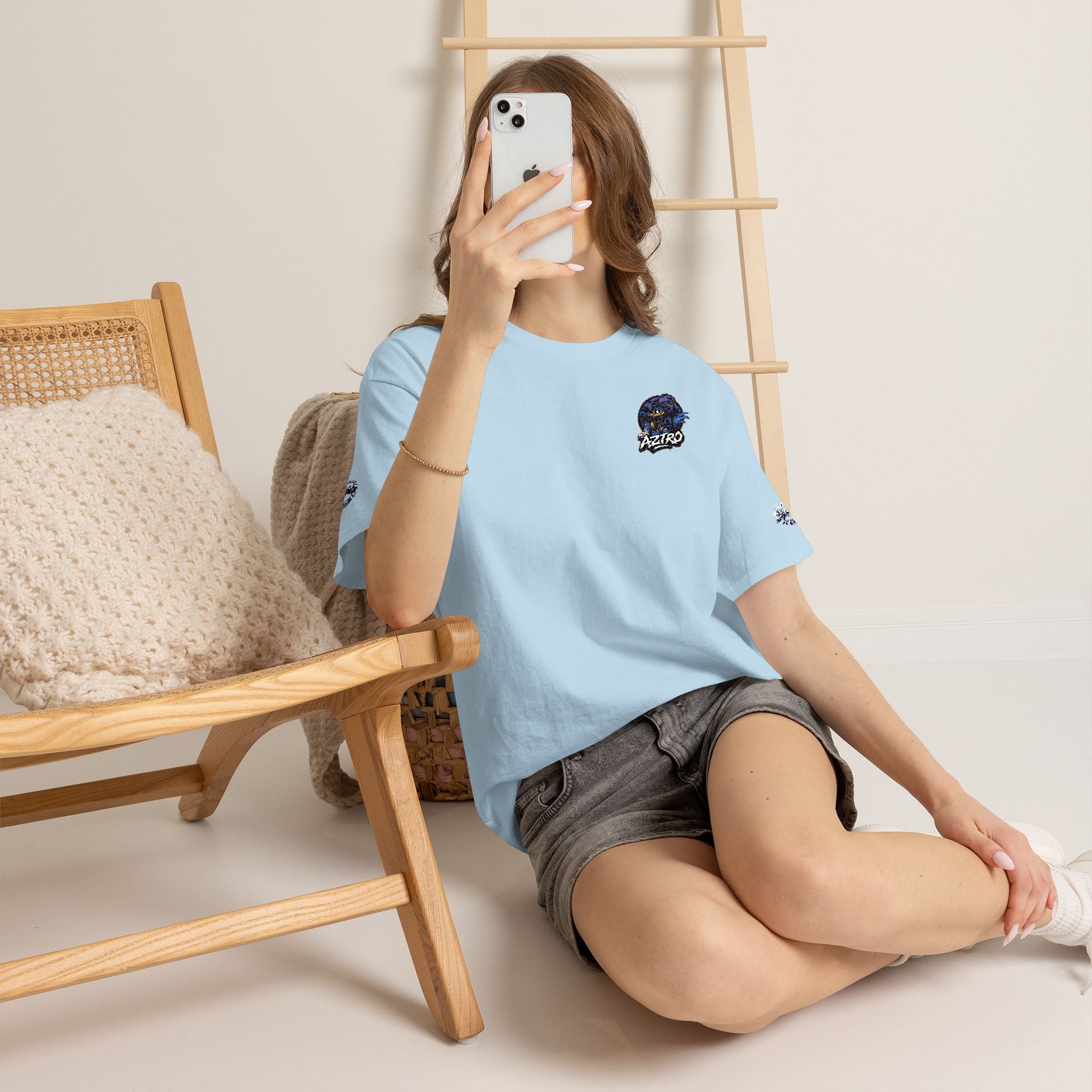 AZTRO Classic Yellow Crewneck T‑Shirt — Plain Cotton Tee