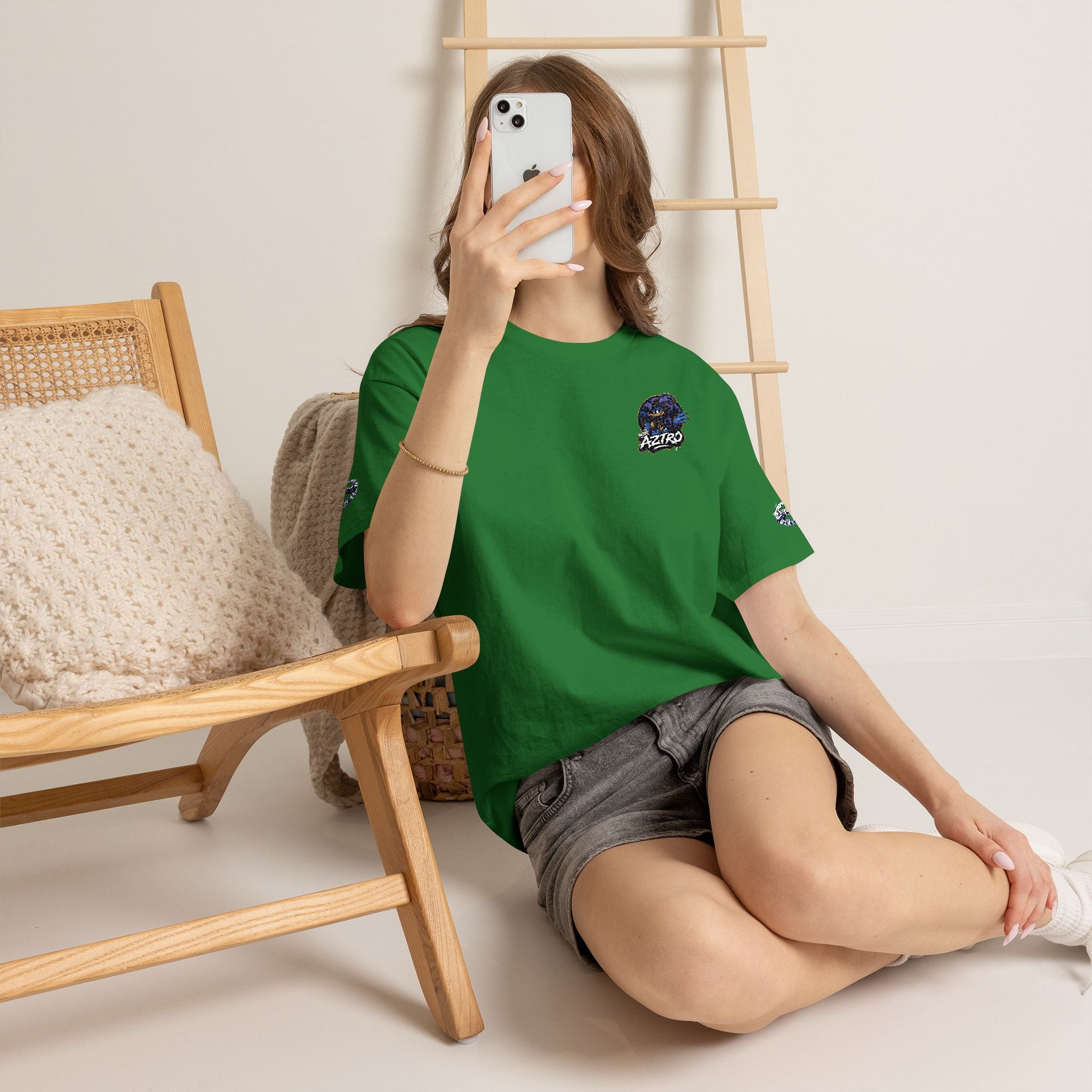 AZTRO Classic Yellow Crewneck T‑Shirt — Plain Cotton Tee